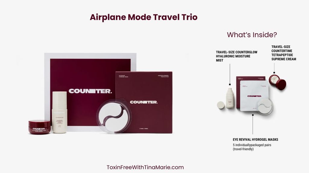 Counter Holiday Gift Guide 2026 Airplane Mode Travel Trio set and what's inside