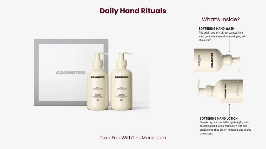 Daily Hand Rituals set and what's inside from the Counter Holiday Gift Guide 2026