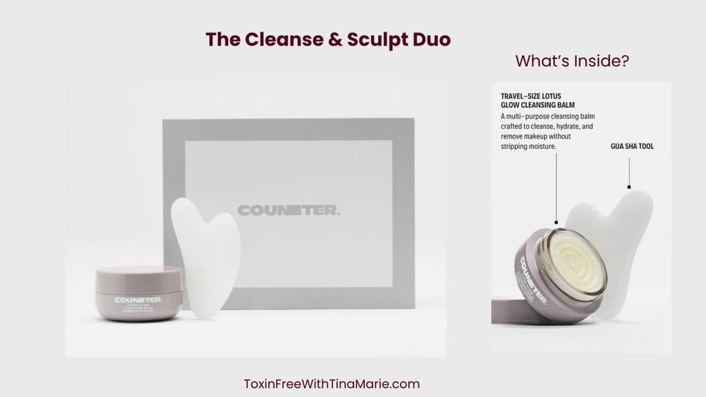 The Cleanse & Sculpt Duo set and what's inside from the Counter Holiday Gift Guide 2026